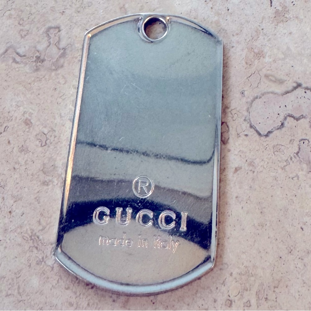 Gucci Dog Tag Plate Silver 925
Pendant